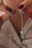  Gümüş Renk Kalp Mıknatıslı Kablosuz Kulaklık Tutucu Kolye - Thumbnail (2)