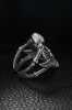 Ayarlanabilir Kurukafa Kemik Model Erkek Yüzük - Thumbnail (2)